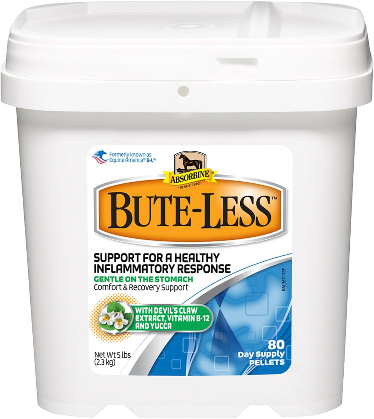 Absorbine Bute-Less Comfort & Recovery Supplement Pellets, Healthy Inflammatory Response, 5 lb / 80 Day Supply - Image 2