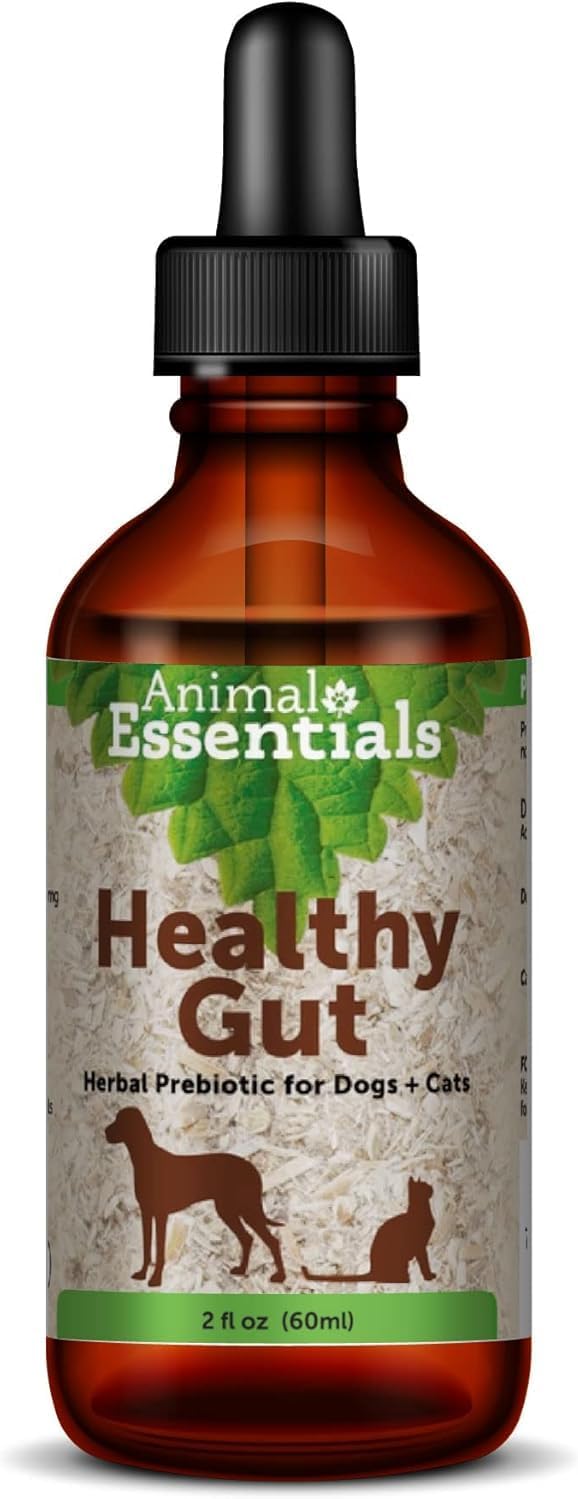 Animal Essentials Healthy Gut - Herbal Prebiotic for Dogs & Cats, Gut Health Blend, Herbal Formula, Organic Human Grade Herbs, Veterinarian Recommended, Liquid Tonic - 2 Fl Oz - Image 2