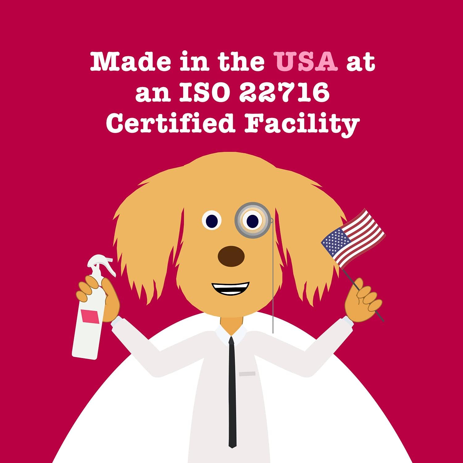 Easy Groom Detangling Mist - Hydrating Pet Coat Spray for Dogs & Cats, Mat & Tangle Free, Organic Ingredients, Made in USA, 7.1oz - Image 6