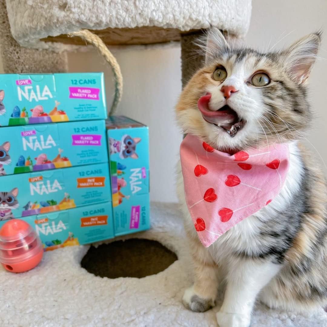 LOVE, NALA - Natural Adult Cat Wet Food - Pate Variety Pack - Tuna, Chicken, Mackerel - Grain Free, Non-GMO, Fiber Blend, Minerals, Vitamins - 12 Pack 2.1 lbs. - Image 8