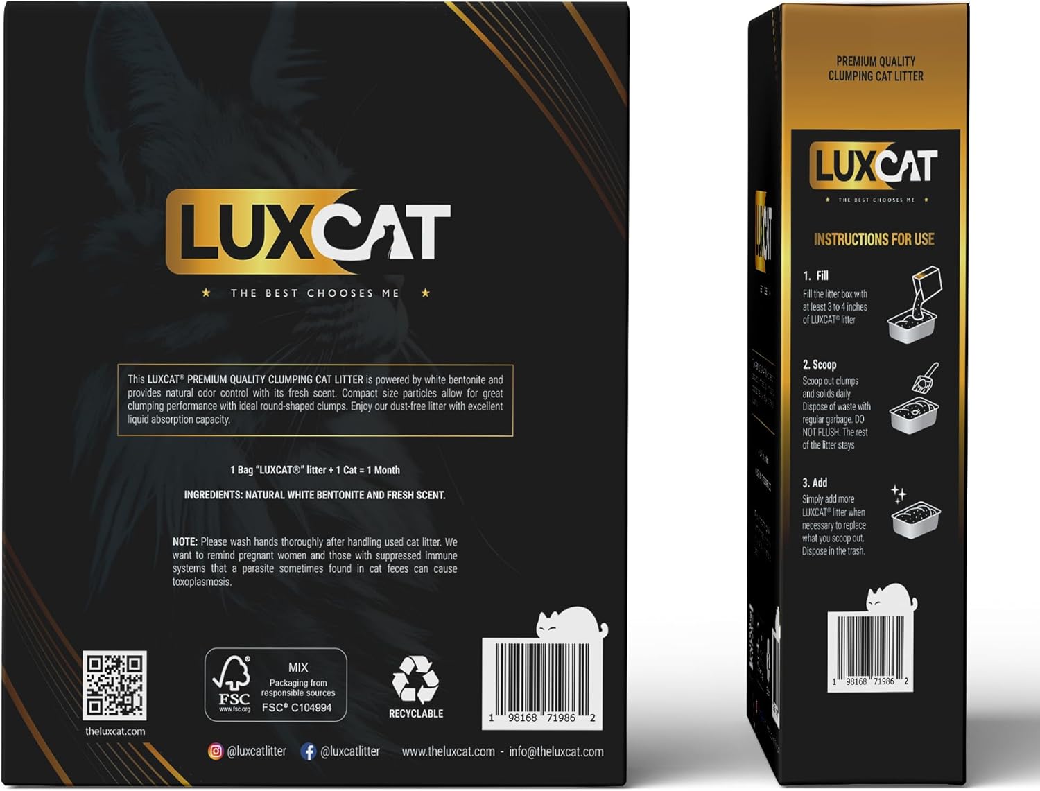 Carbon Grey Lavender Scent Premium Clumping Bentonite Cat Litter, 14 lb,Natural Ingredients - Image 4