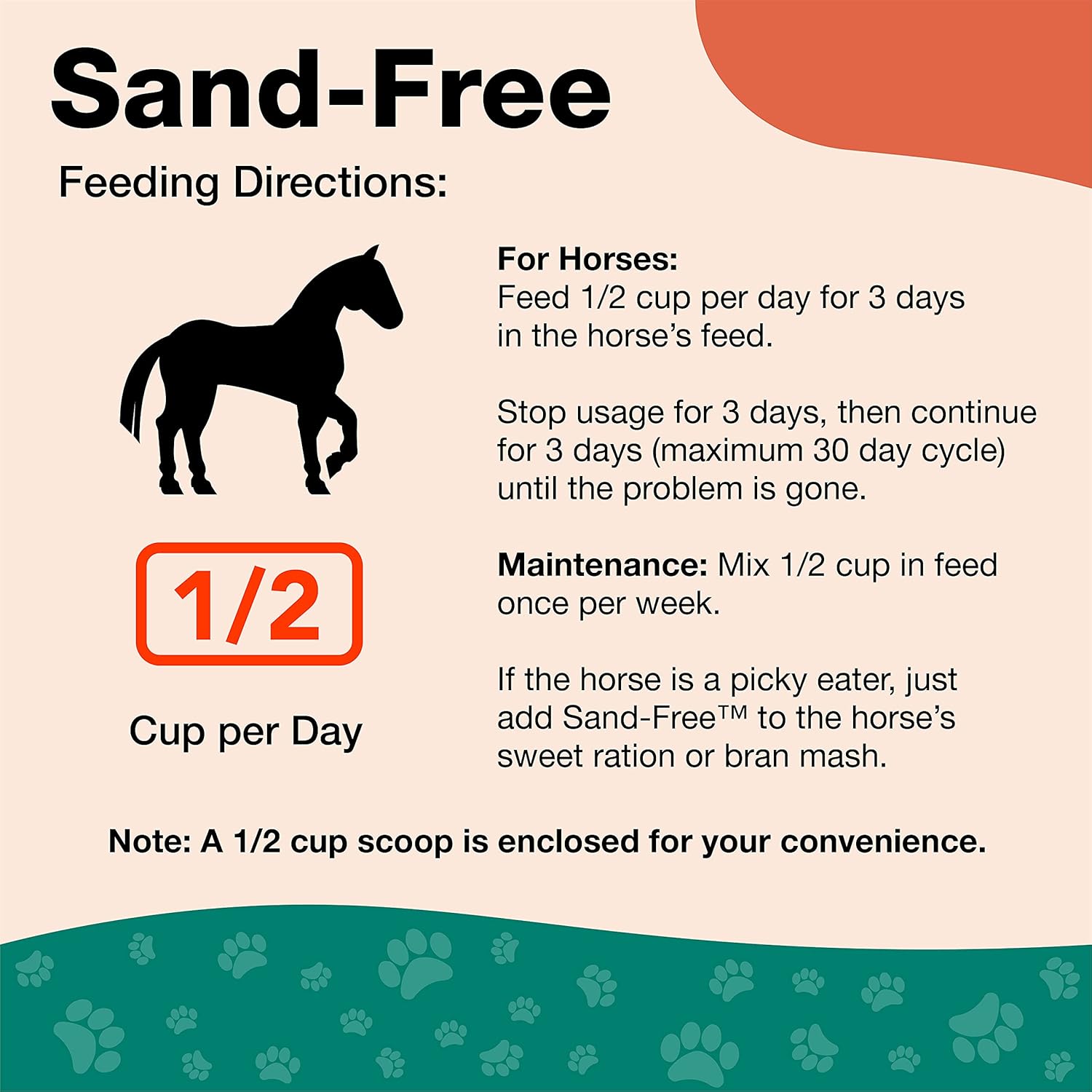 NaturVet Sand Free Horse Powder Supplement – Supports Healthy Intestinal Function, Sand Removal from Ventral Colon – Includes Psyllium Husk, Apple Flavoring – 15 lbs. - Image 3