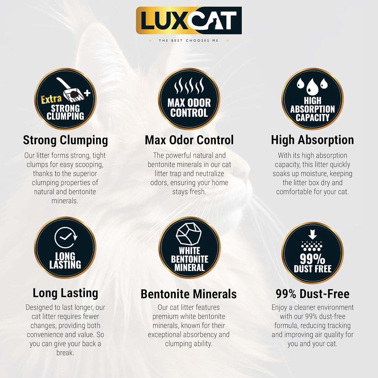 Carbon Grey Lavender Scent Premium Clumping Bentonite Cat Litter, 14 lb,Natural Ingredients - Image 6