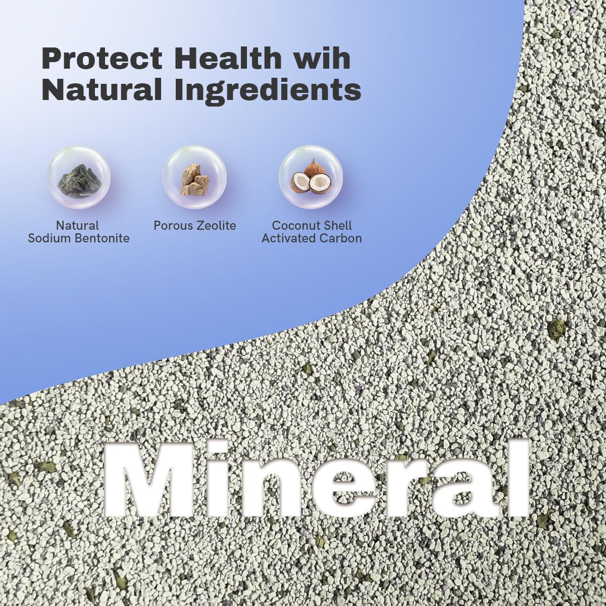 Clumping Cat Litter, Premium Bentonite Cat Litter Sodium-Based, Dust-Free, Strong Durability, Odor Control, Natural Mineral Formula Cat Litter for RealScooper - 15 lb. Box - Image 4