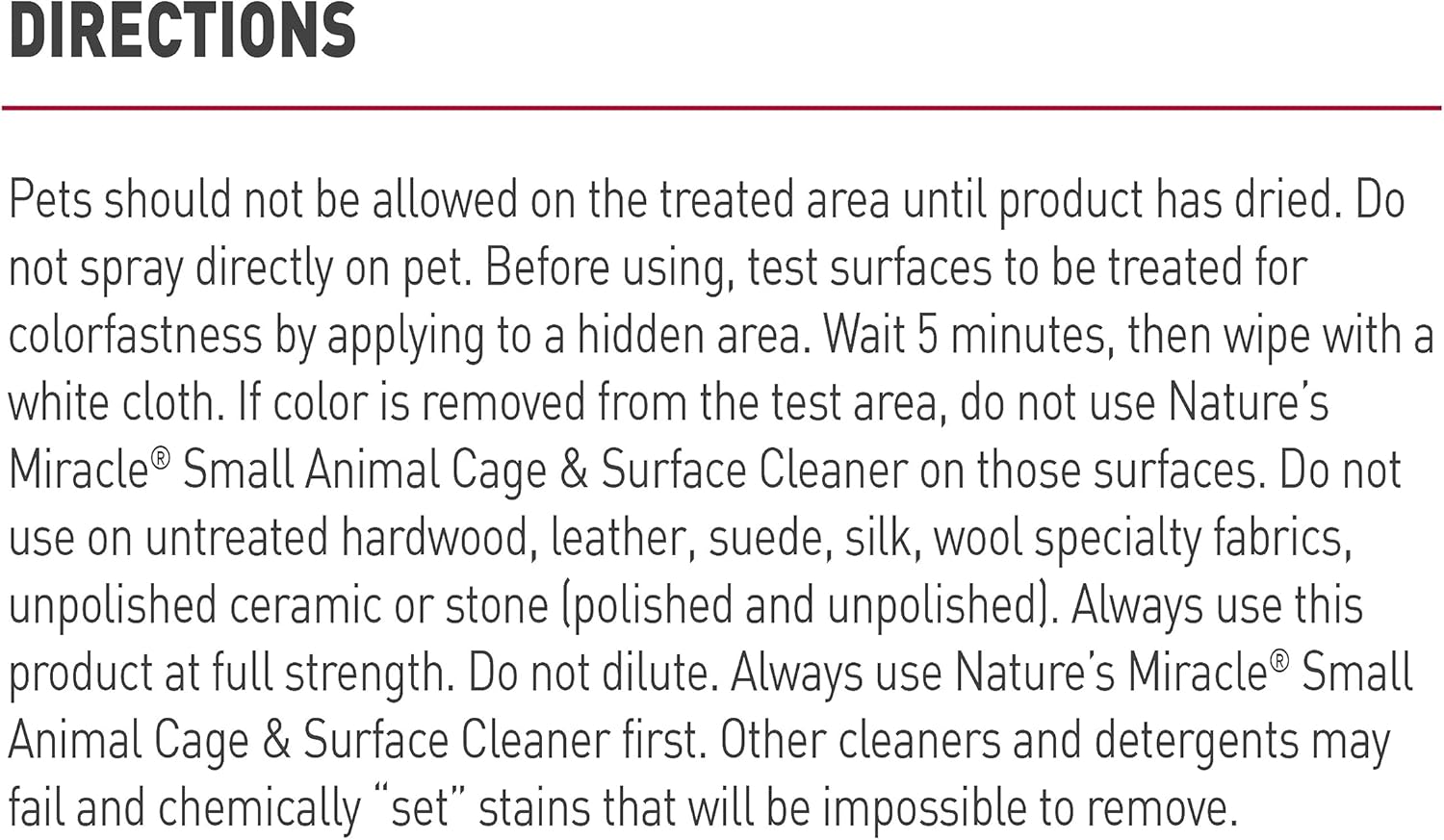 Nature's Miracle Small Animal Cage and Surface Cleaner, Bio-Enzymatic Cleaning Formula, Destroy Tough Stains and Odors, 24 Ounces - Image 5