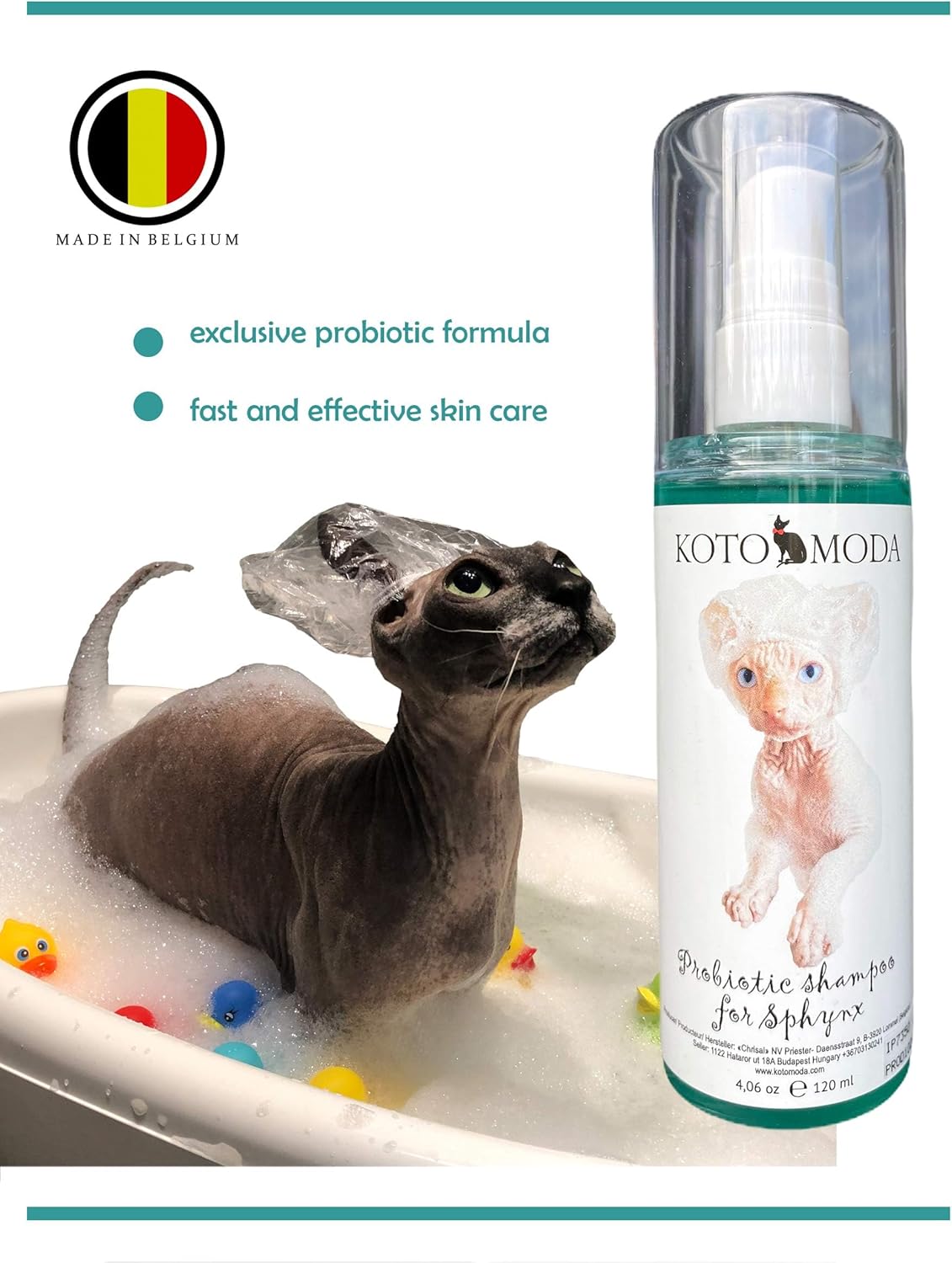 Probiotic Shampoo for Sphynx Cats (8.45) - Image 6