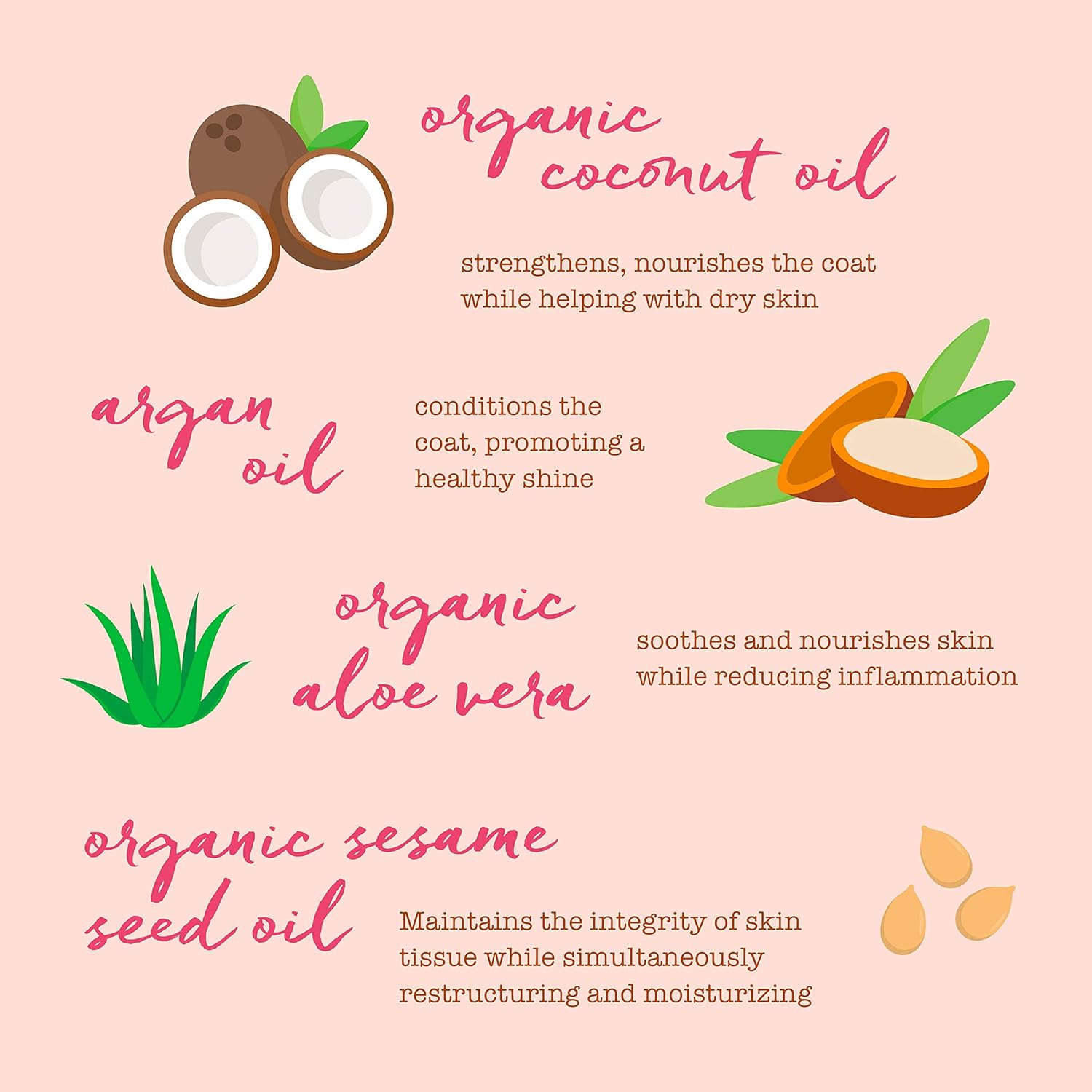 Easy Groom Detangling Mist - Hydrating Pet Coat Spray for Dogs & Cats, Mat & Tangle Free, Organic Ingredients, Made in USA, 7.1oz - Image 5