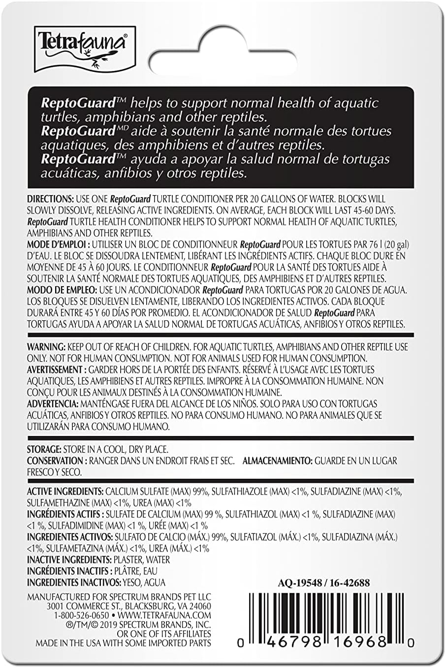 TetraFauna ReptoGuard Turtle Health Water Conditioner 1 Count, Slow-Release - Image 3